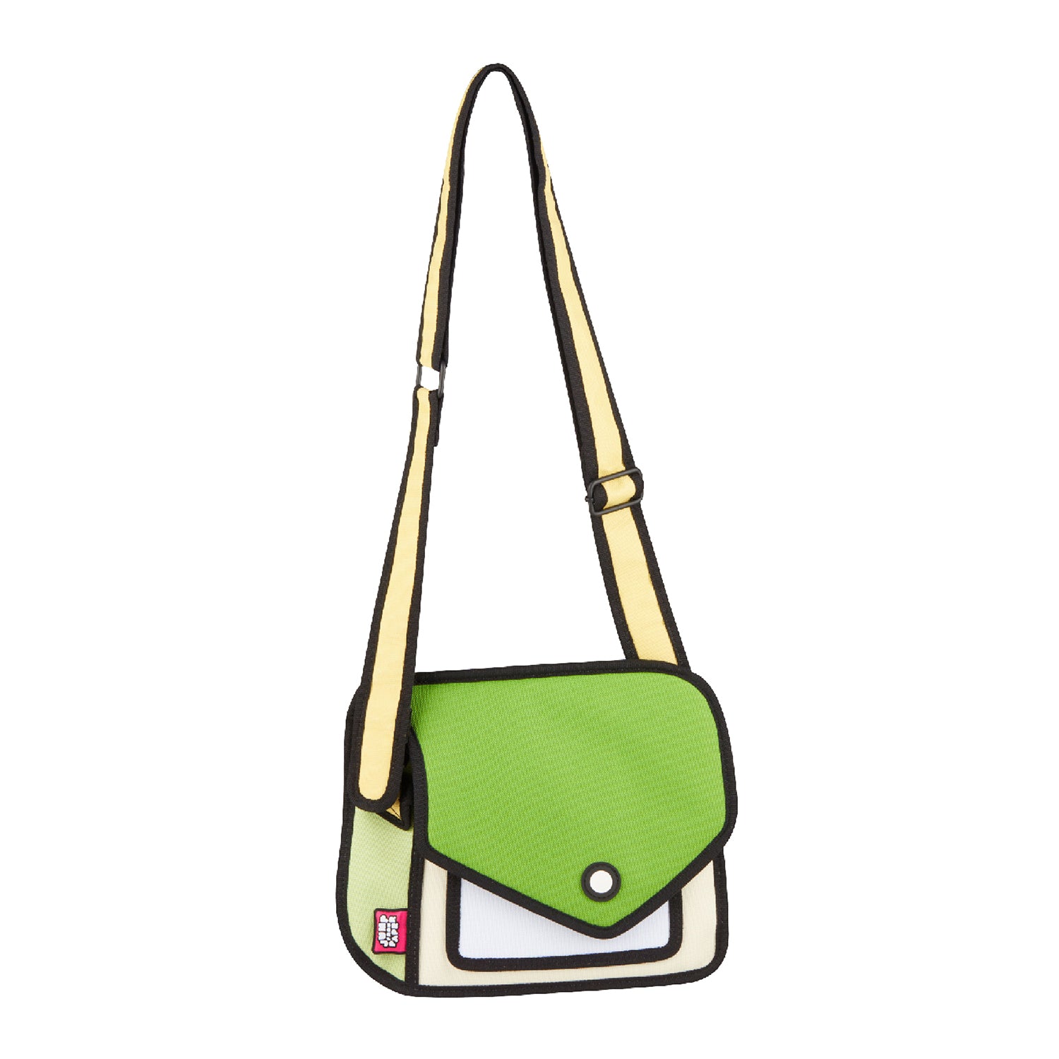 Jump From Paper dupe Drawing Cartoon Comic Handbag Women Shoulder Bag  yellow