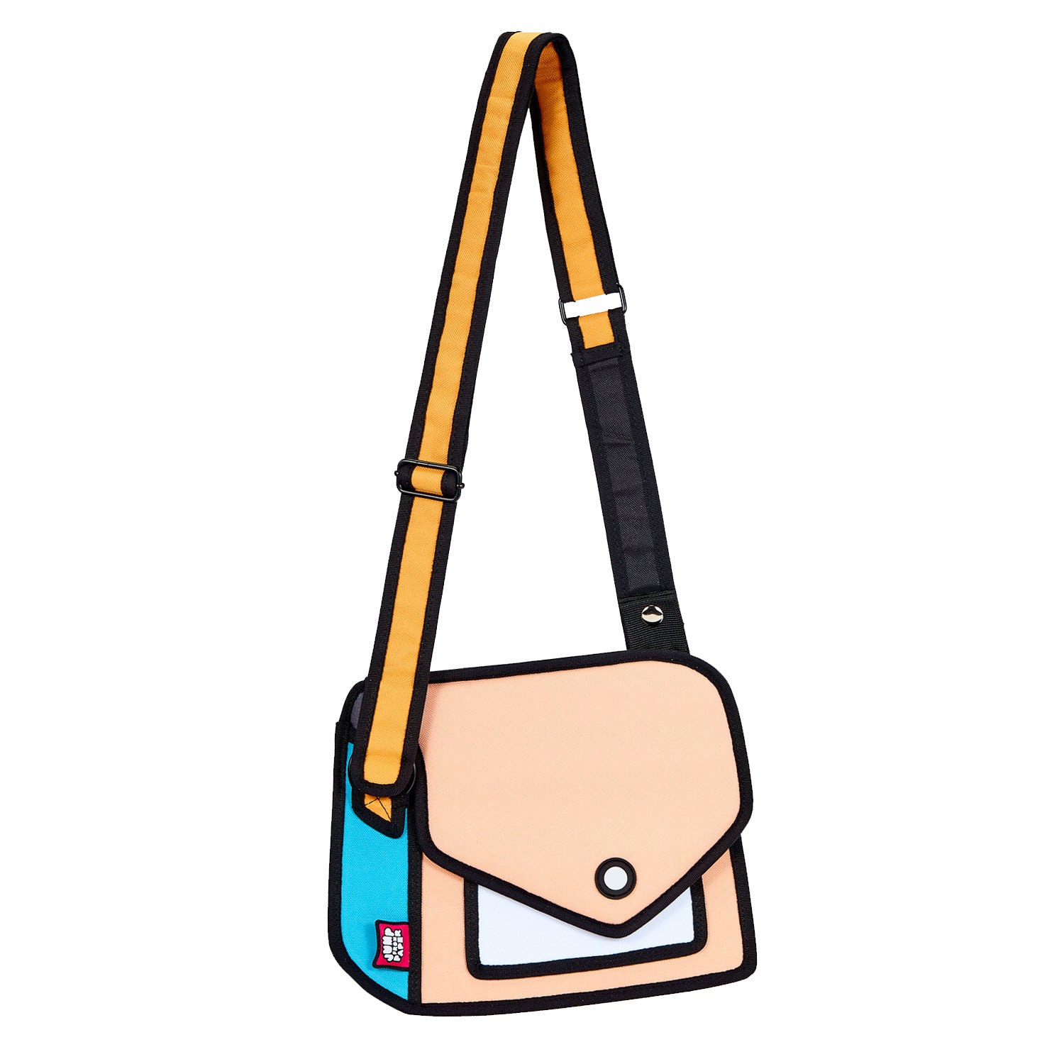 A female pu flip-up slanting shoulder bag with halo-dyed metal chain  magnetic buckle diaphragm square bag