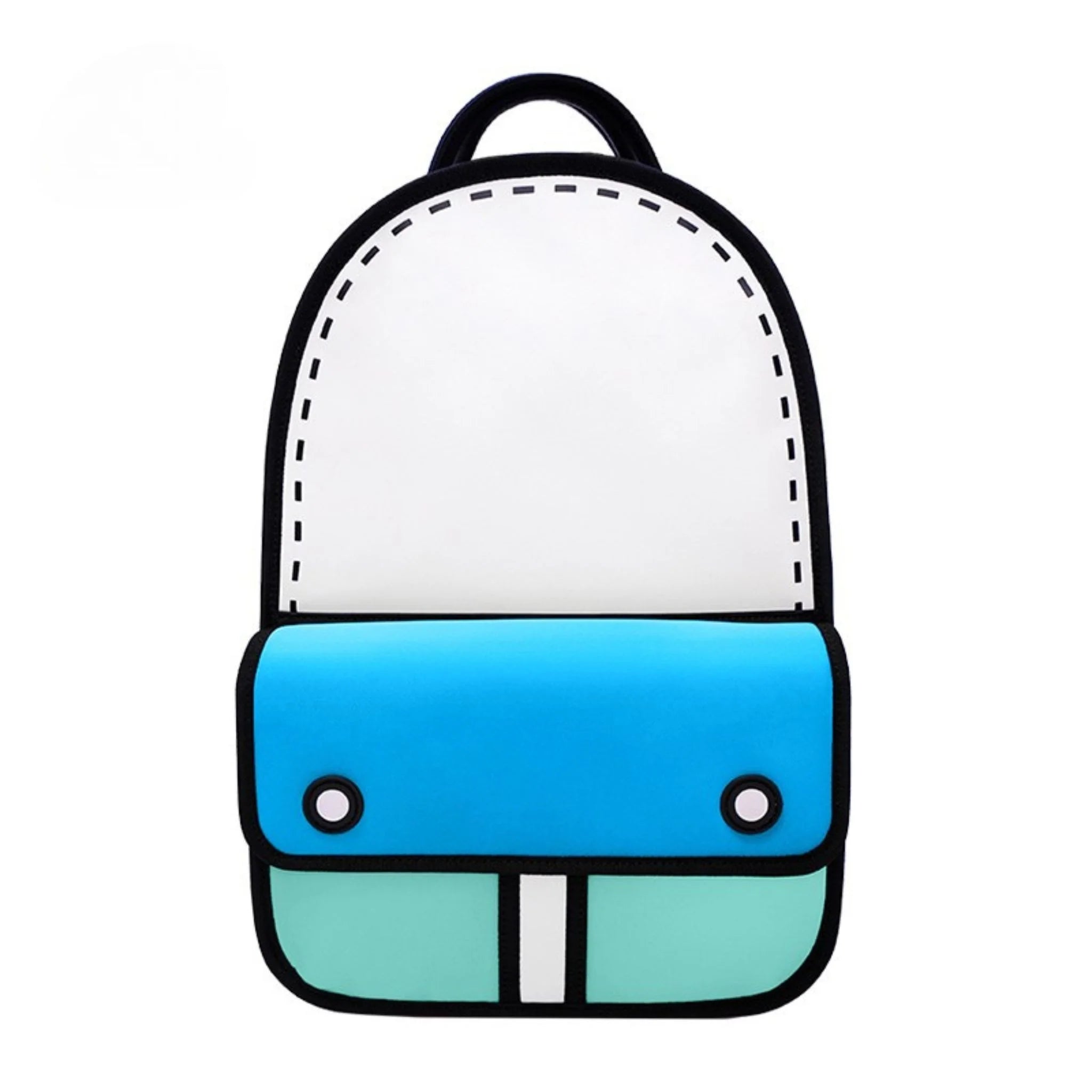 3D Adventure Denim Blue Backpack