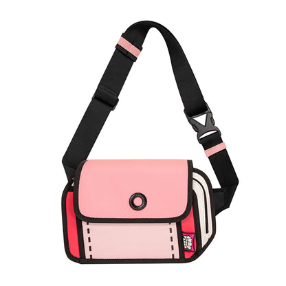 Sport Sling Bag Cycling Bag -Pink