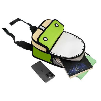 Junior 3D Adventure Greenery Backpack