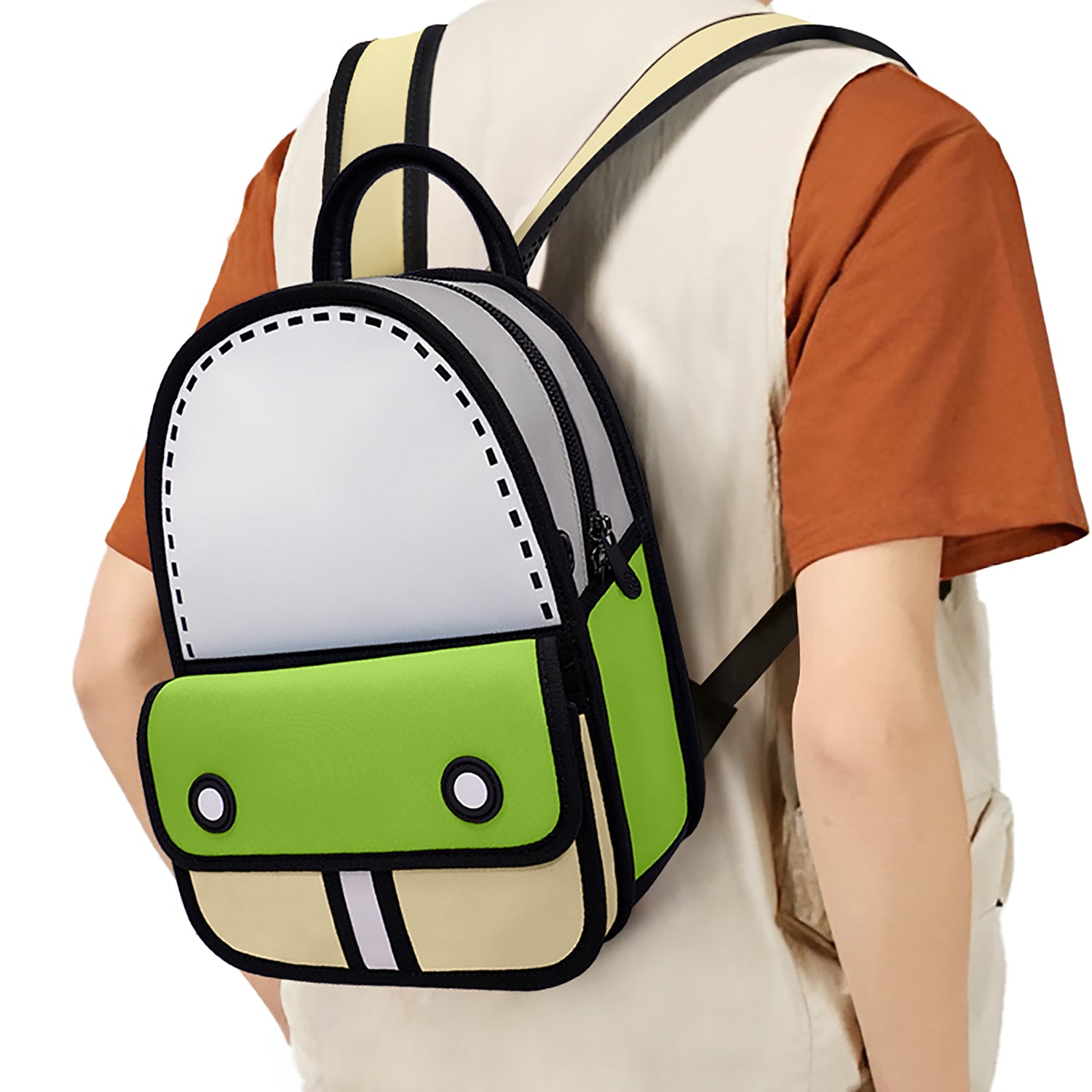 Junior 3D Adventure Greenery Backpack