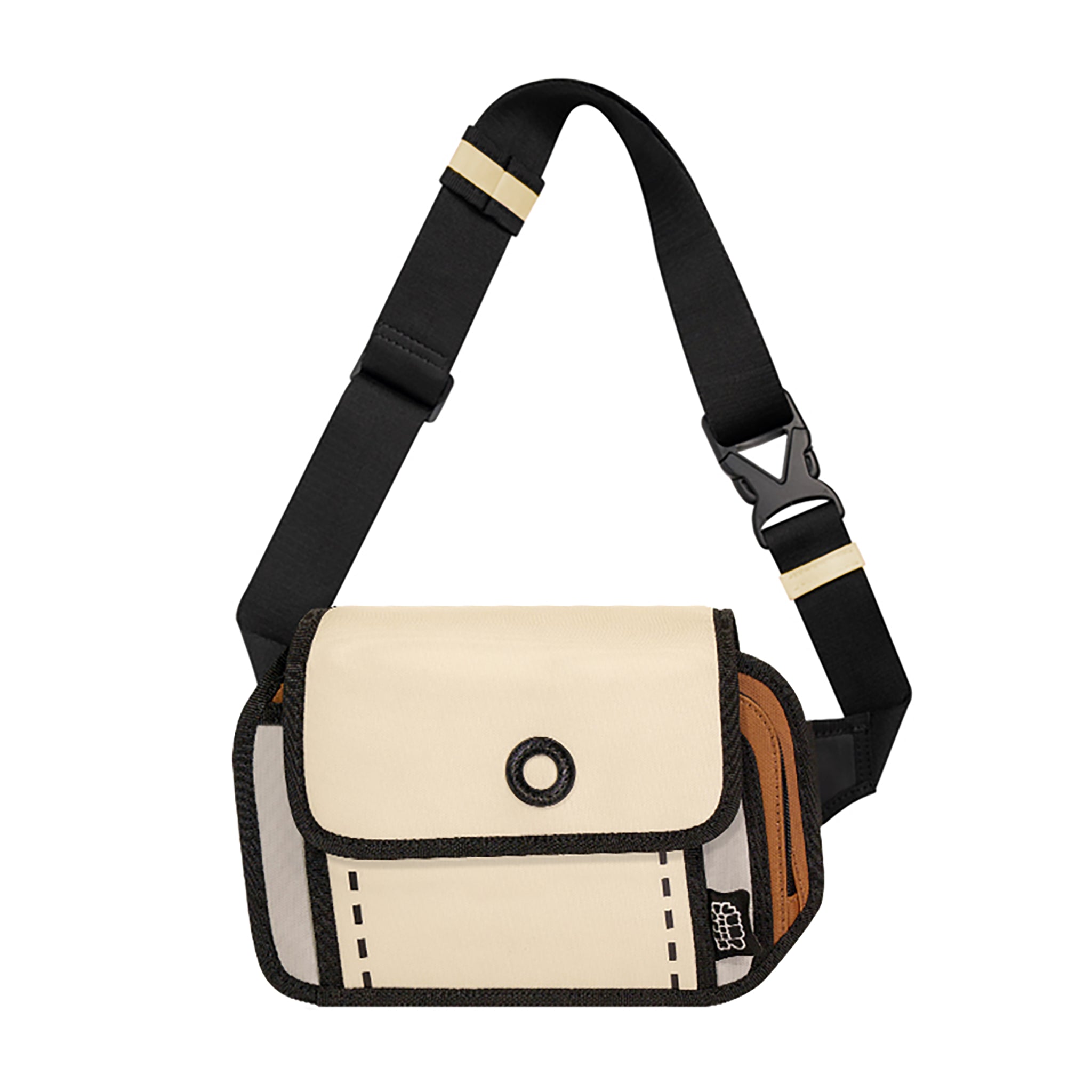 Sport Sling Bag Cycling Bag -Beige