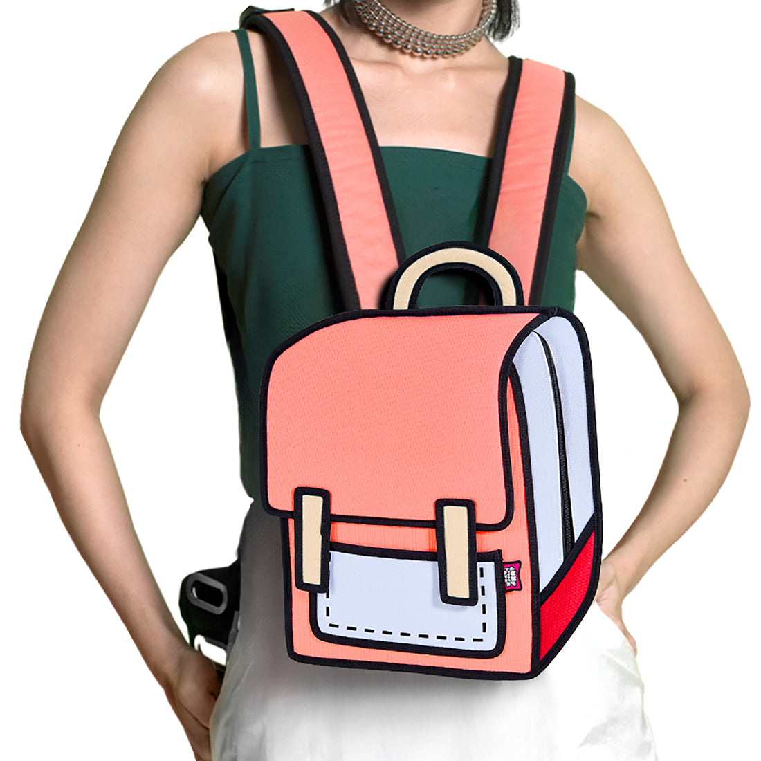 Junior Watermelon Red Spaceman Backpack | JFP159