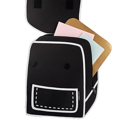 Graffiti Black Spaceman Backpack | JFP289