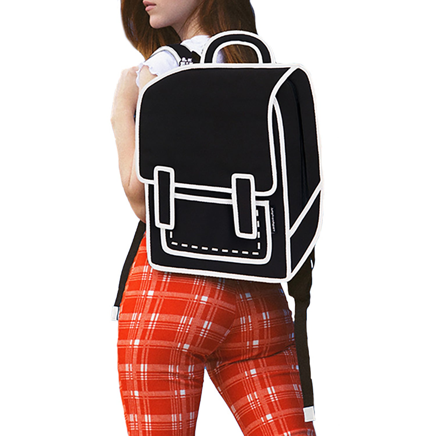 Graffiti Black Spaceman Backpack | JFP289