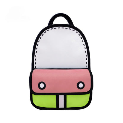 3D Adventure Matcha Pink Backpack