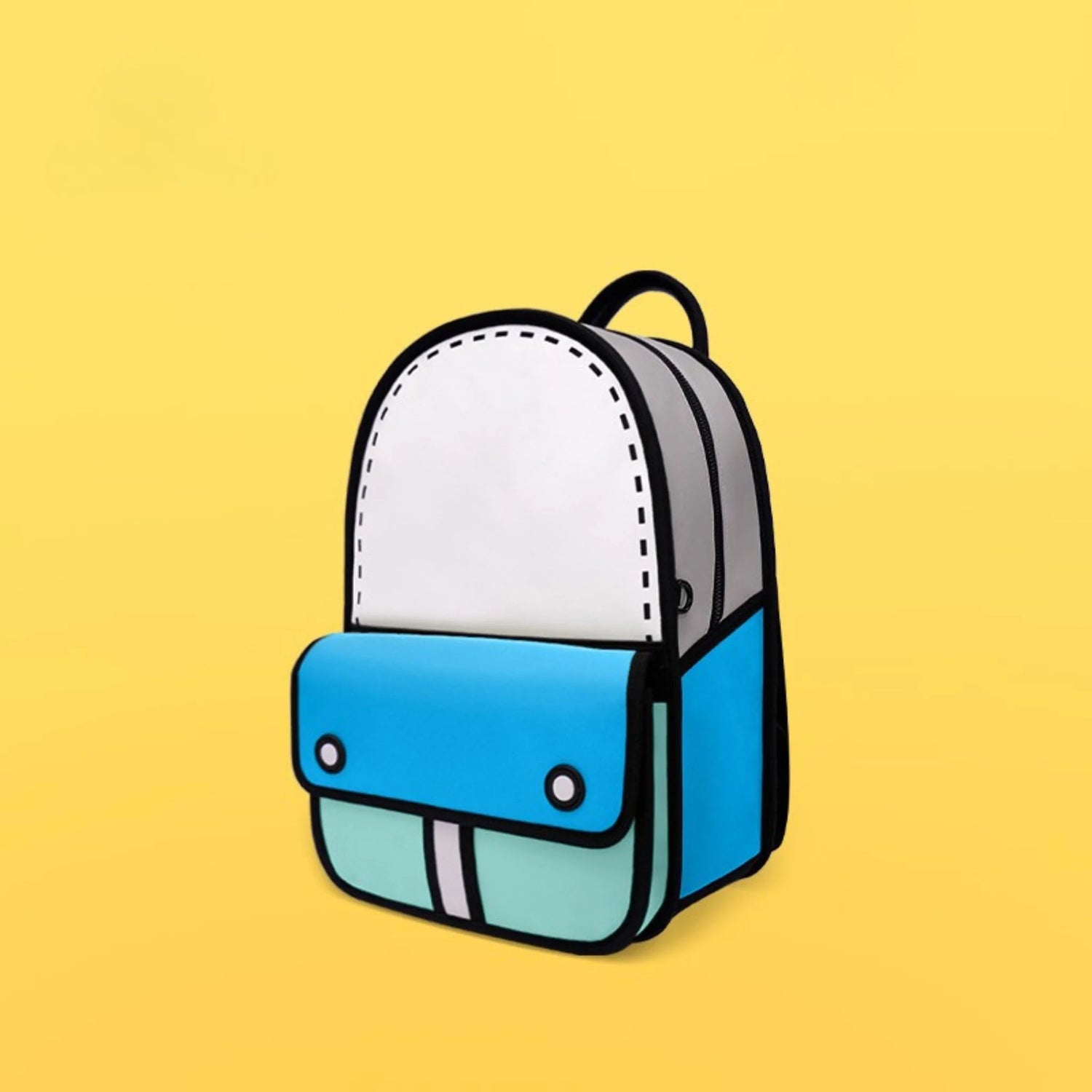 3D Adventure Denim Blue Backpack