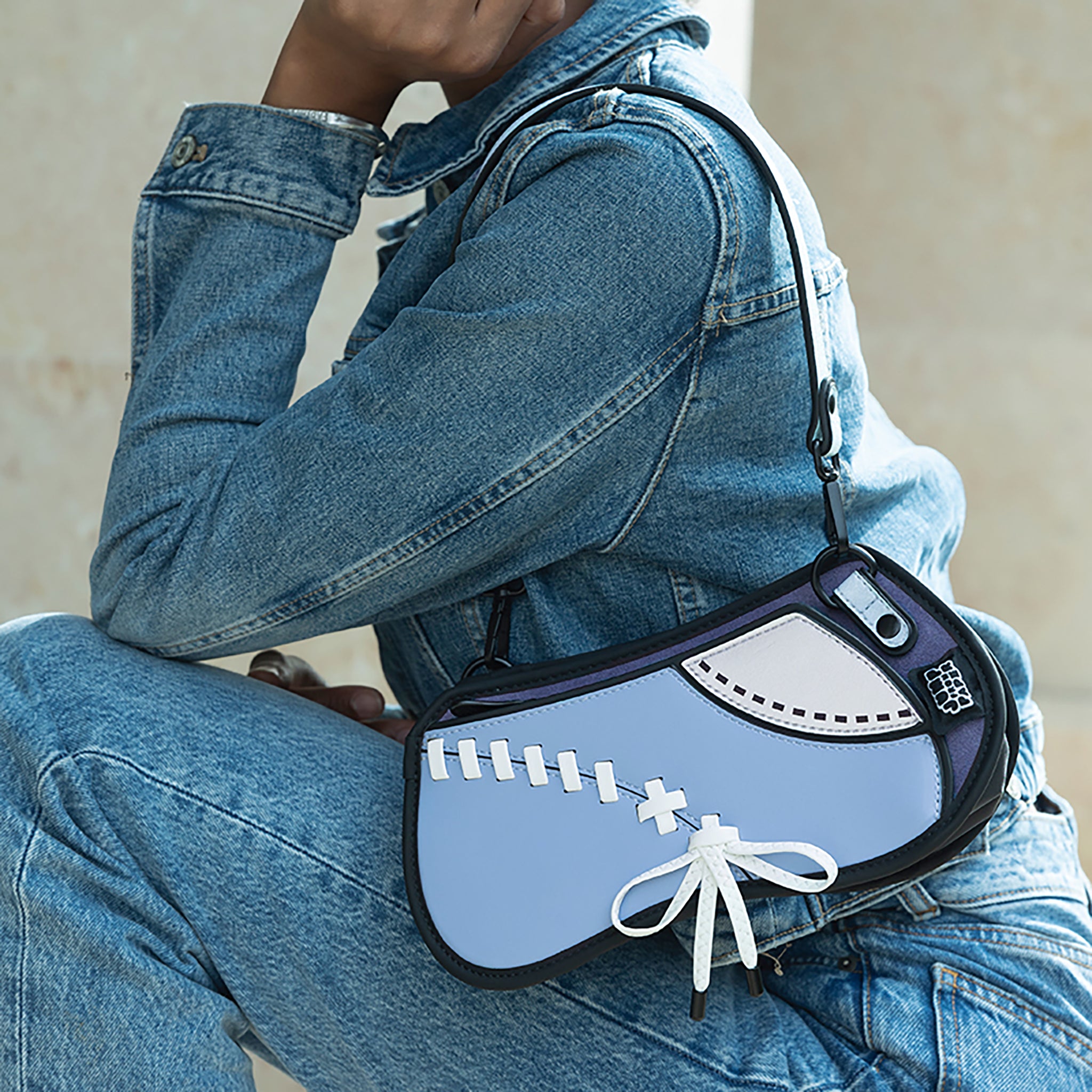 Sandy Bag Cross Body Shoulder Bag-Icey Blue