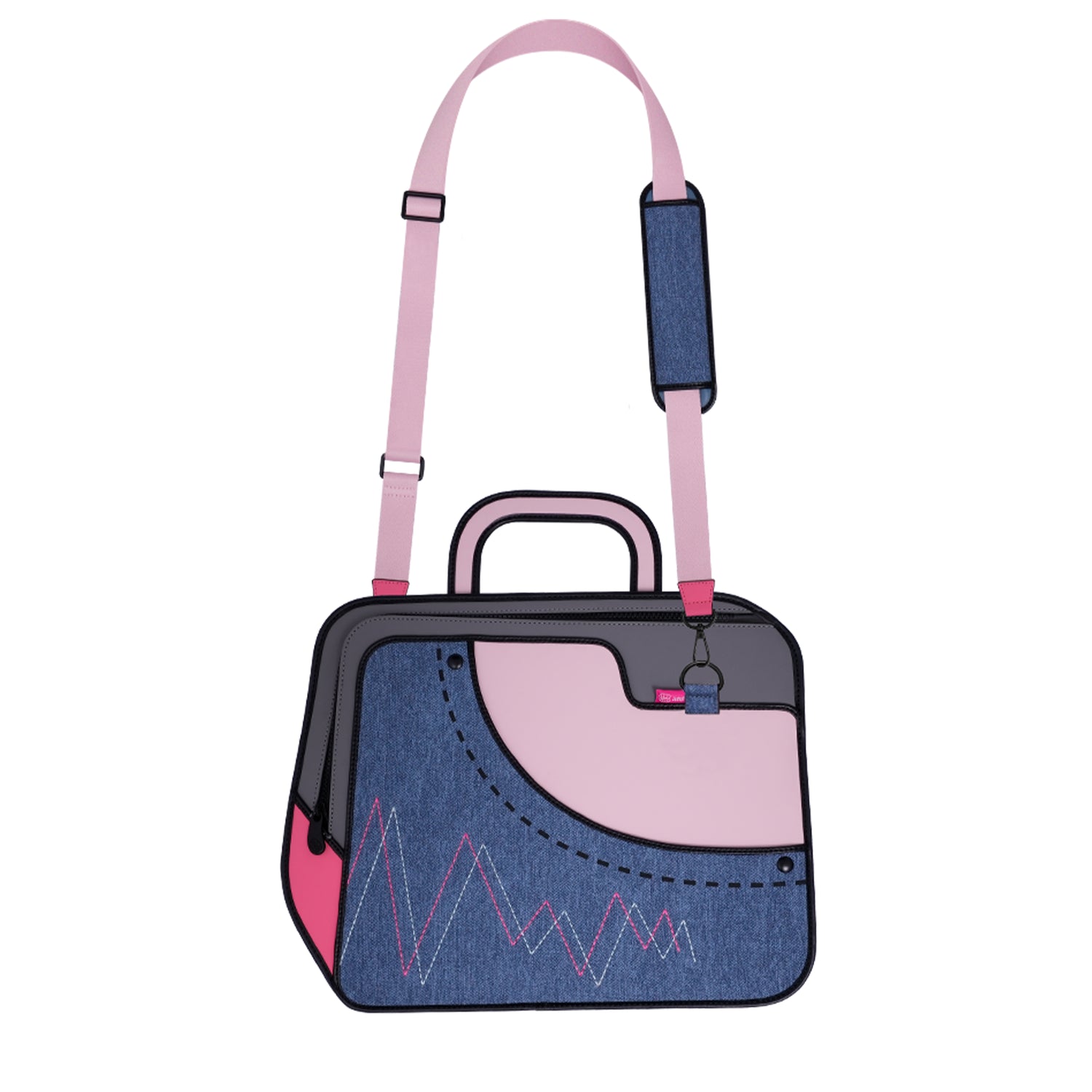 Crush bag-Denim Pink