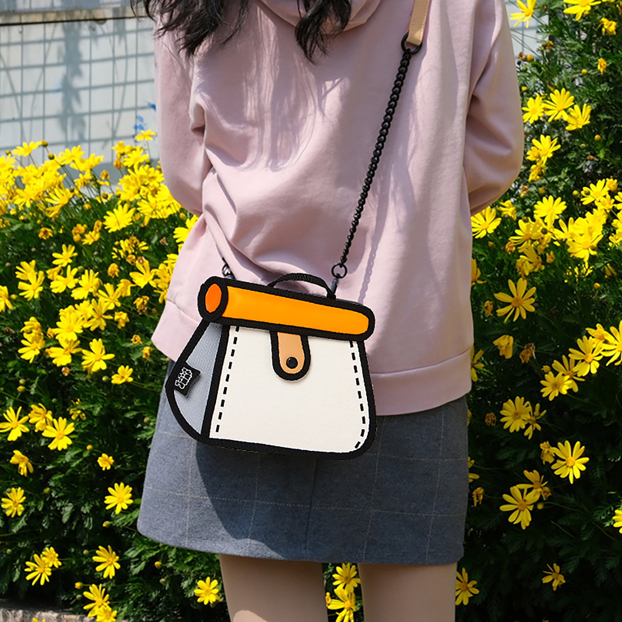 Orange Cake Bag / Metal Chain Bag | JFP219