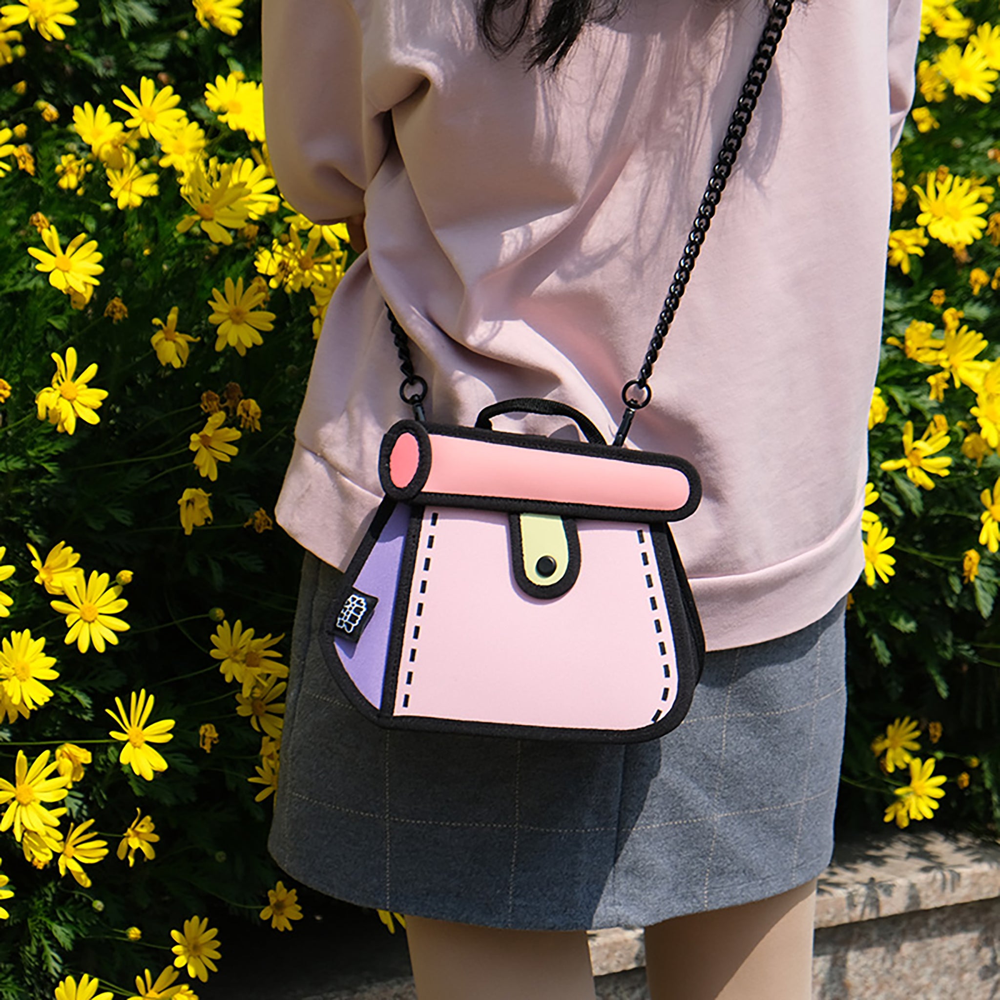 Pink Cake bag / Metal Chain Bag | JFP217