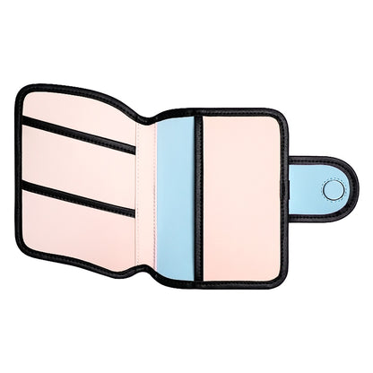 Passport Holder-Pink Blue