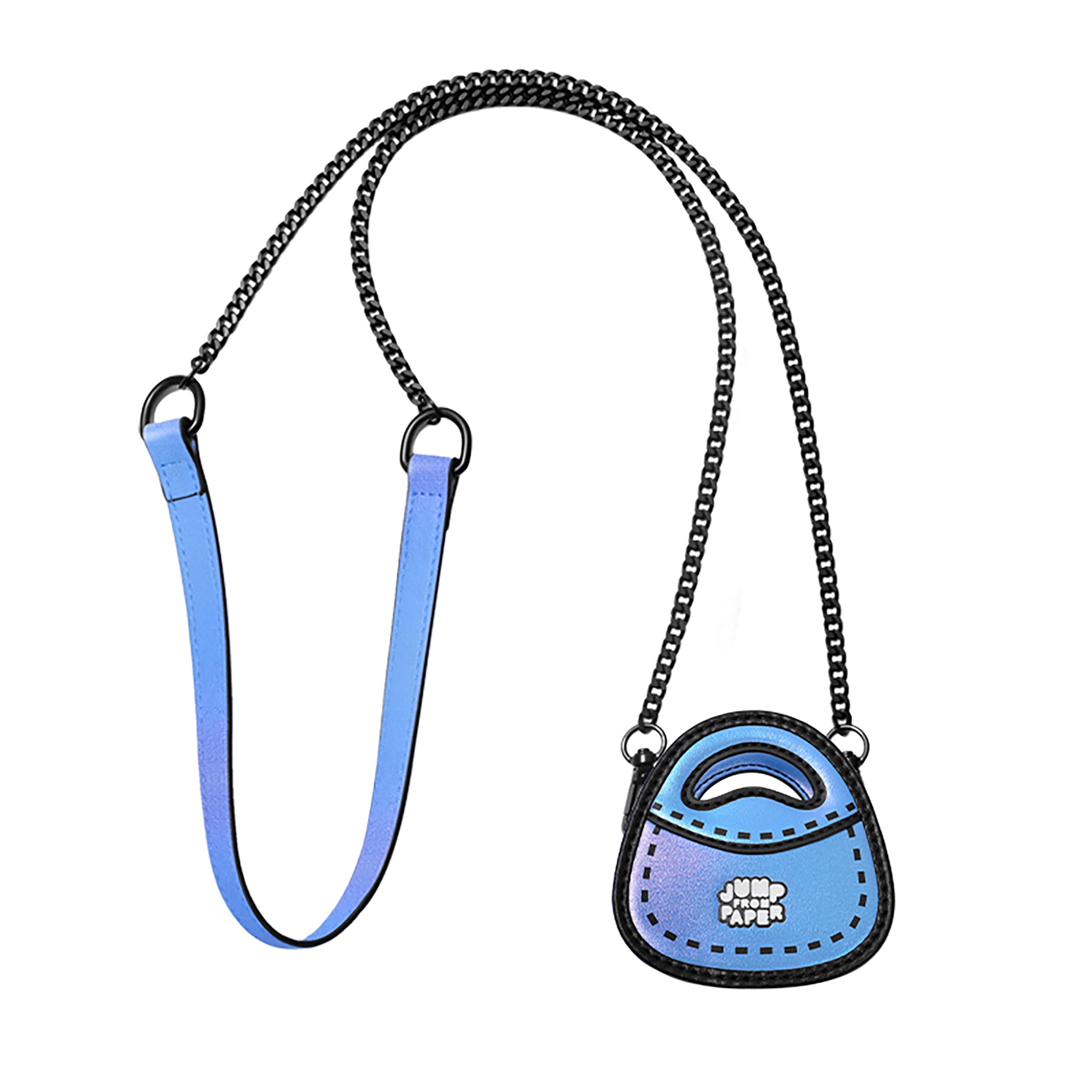 Plumpie Finny Earphone Case- Luster Blue