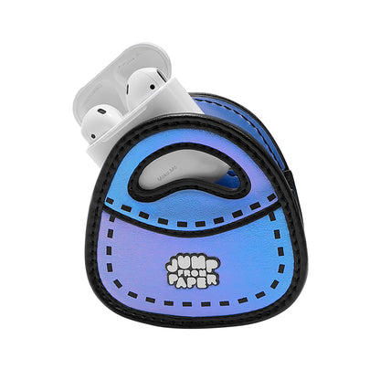 Plumpie Finny Earphone Case- Luster Blue