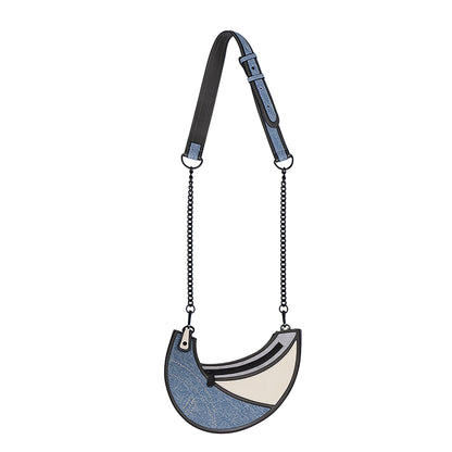 Luna Bag Cross Body  Shoulder Bag-Angel Blue