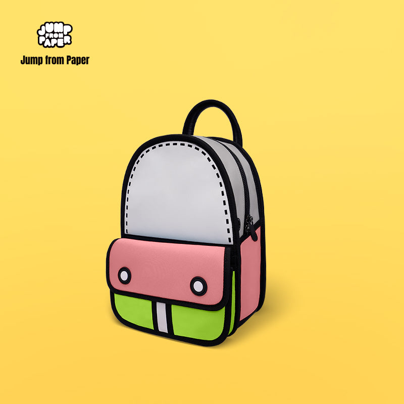 3D Adventure Matcha Pink Backpack