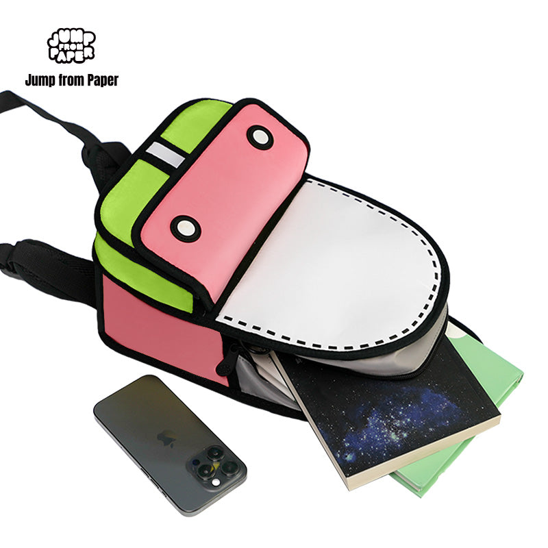 3D Adventure Matcha Pink Backpack