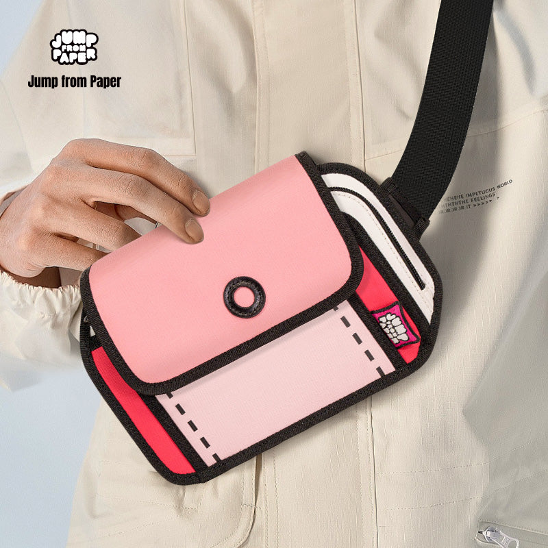 Sport Sling Bag Cycling Bag -Pink