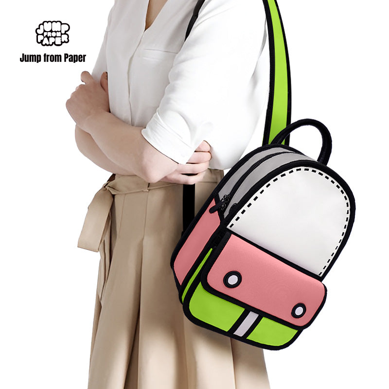 Junior 3D Adventure Matcha Pink Backpack (PRE-ORDER)