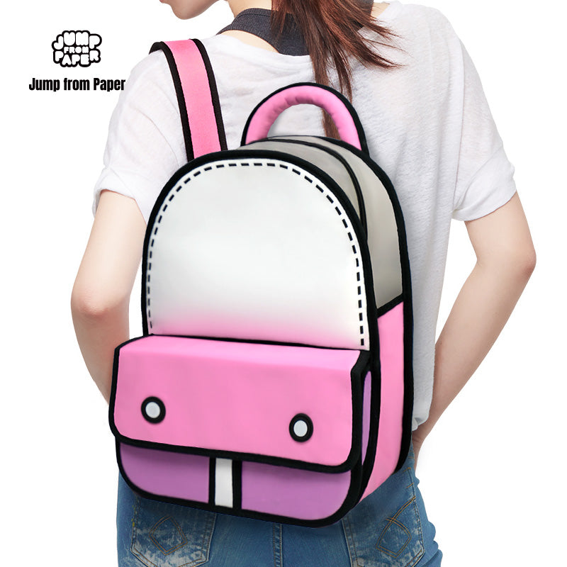 3D Adventure Matcha Pink Backpack (PRE-ORDER)