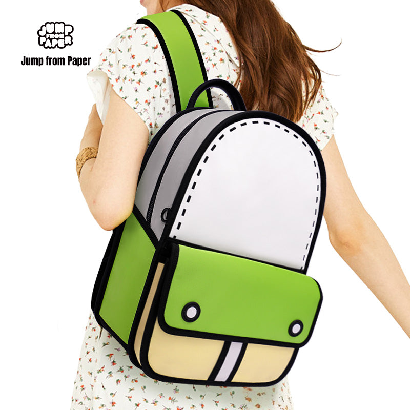 3D Adventure Greenery Backpack