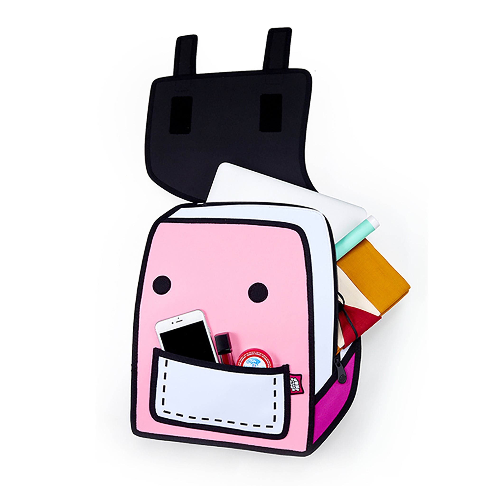 Neon Pink Spaceman Backpack | JFP238