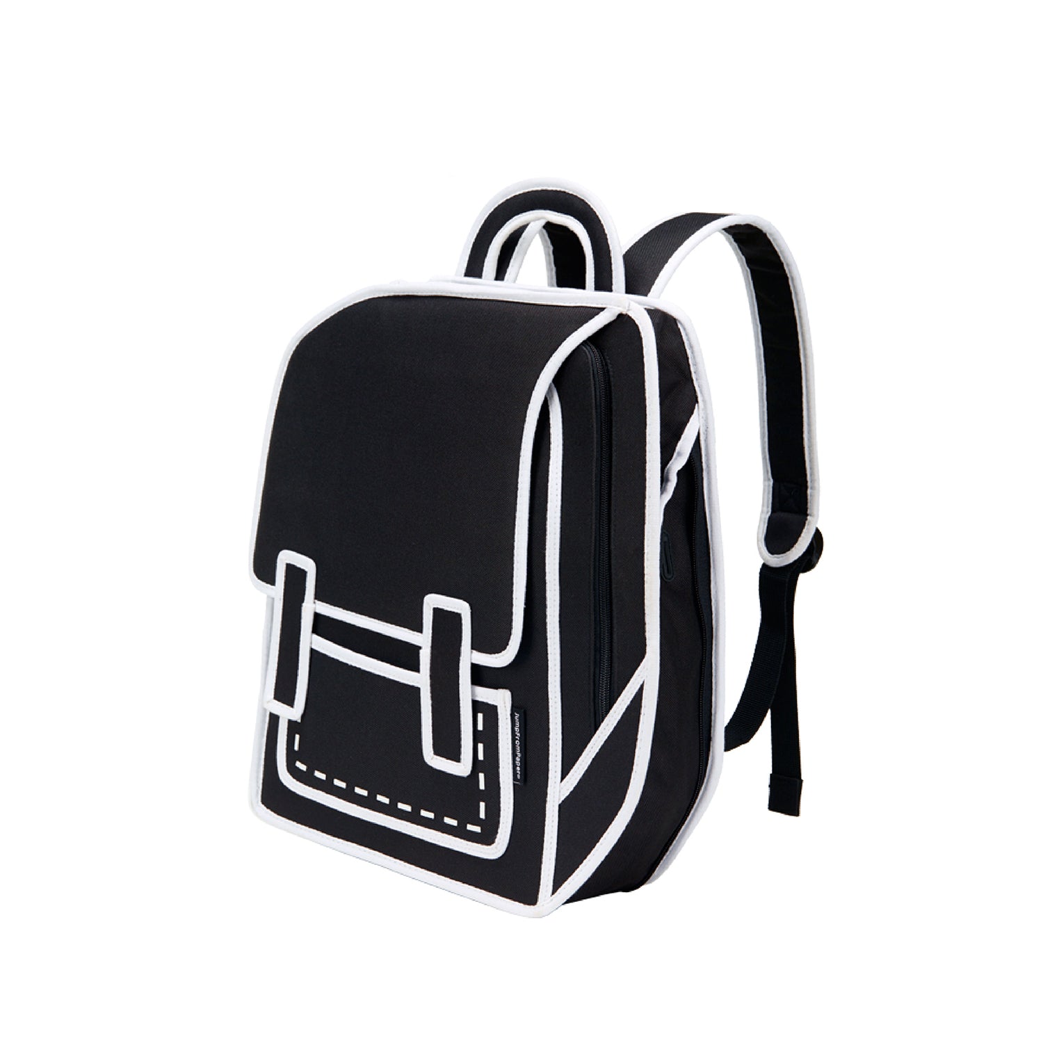 backpack clipart black and white