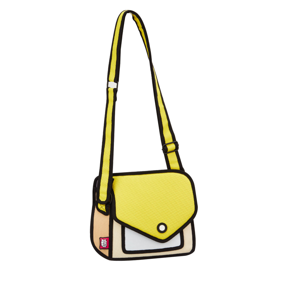 2D Bag Pop Art Cheese Orange Shoulder Bag | JumpFromPaper Cartoon Bag