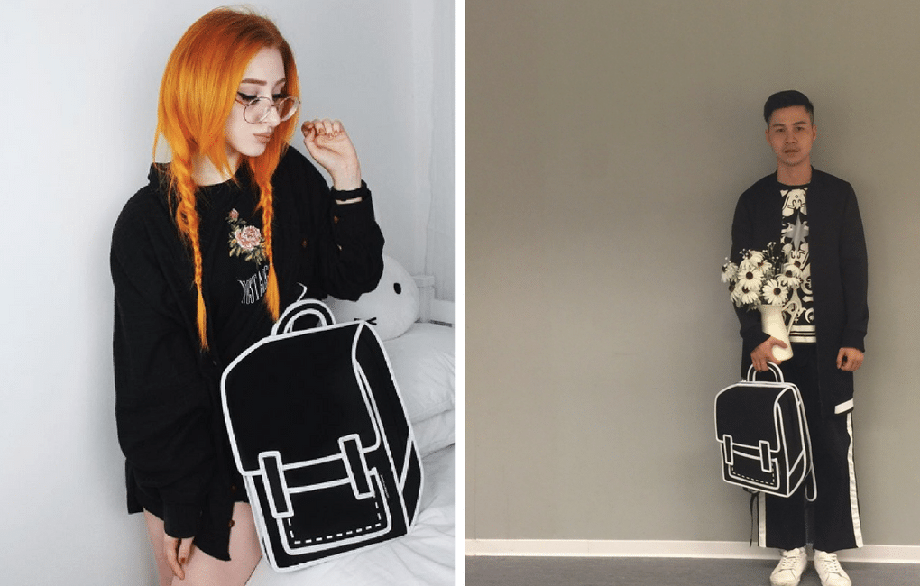 Gift Guide for Him and Her: 5 Cool Cartoon Bags to Buy from JumpFromPaper 2 JumpFromPaper Cartoon Bag