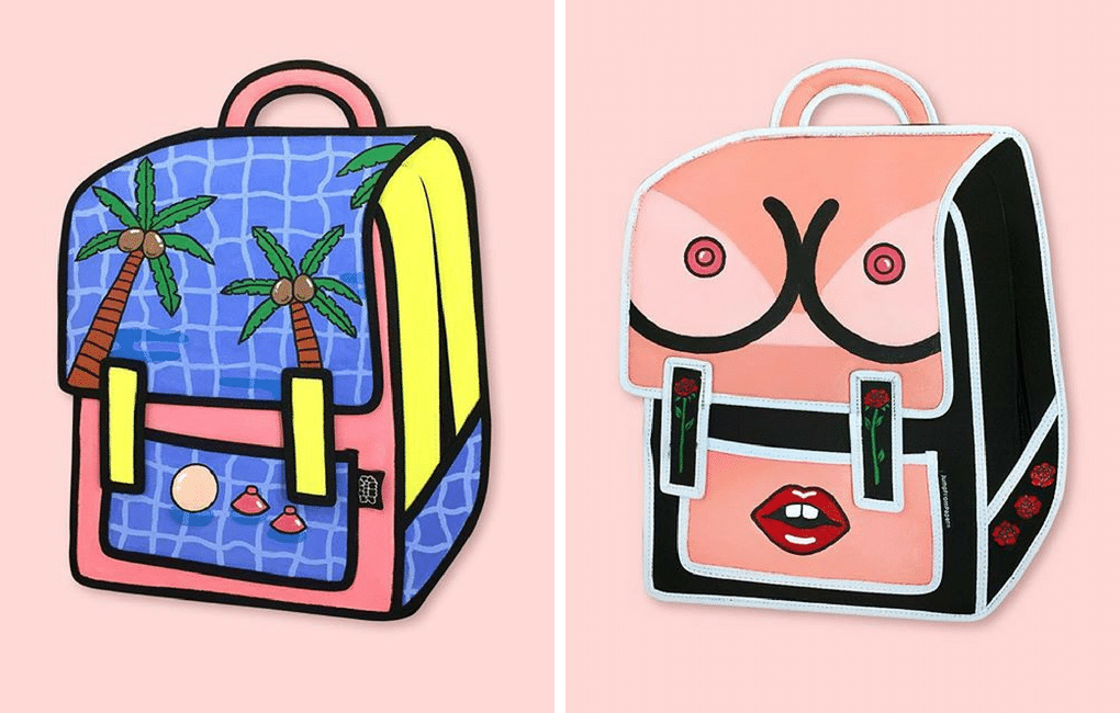 Claudia Chanhoi's Cartoon Illustrations Depict Her Take on Summer and Female Bodies 4 JumpFromPaper Cartoon Bag