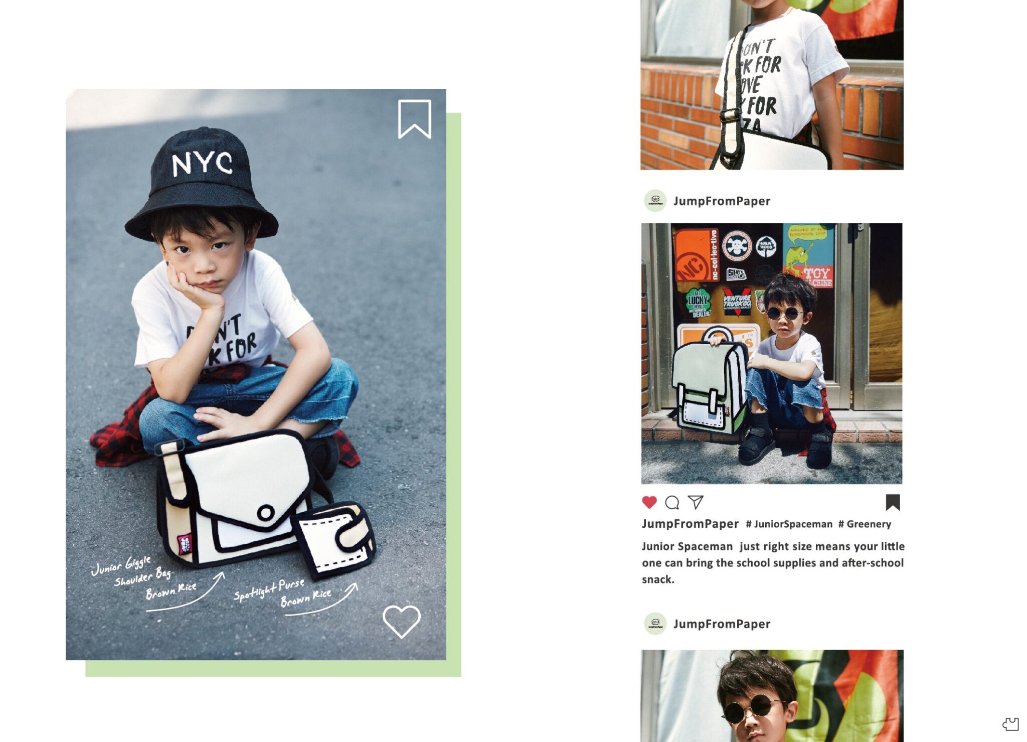 JumpFromPaper INFLUENCER Collection 3 JumpFromPaper INFLUENCER Collection Cartoon Bag