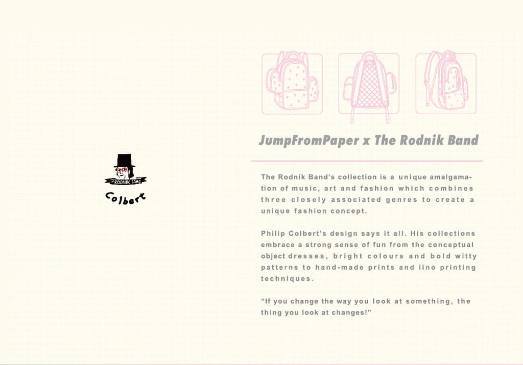 JumpFromPaper COLOR ME IN Collection 4 JumpFromPaper Cartoon Bag COLOR ME IN Collection
