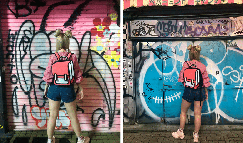 Step in to the Cartoon World of Tokyo with Holly Smith and Annemarie 3 JumpFromPaper Cartoon Bag