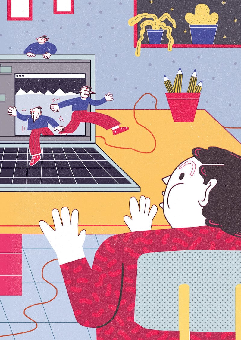 JumpFromPaper Cartoon Bag X Federica Ubaldo