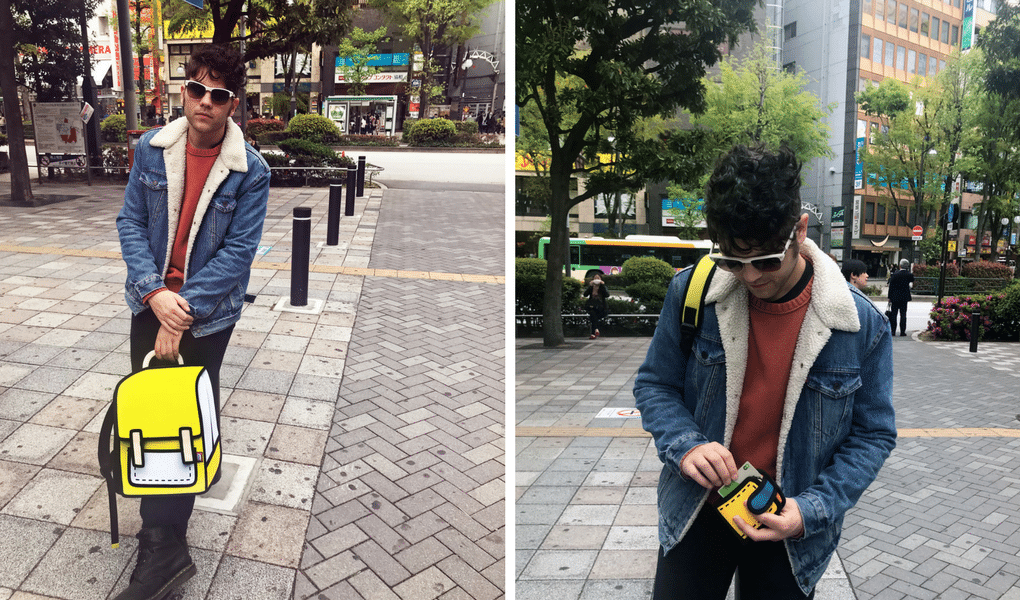 Step in to the Cartoon World of Tokyo with Holly Smith and Annemarie 4 JumpFromPaper Cartoon Bag