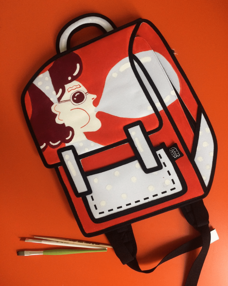JumpFromPaper Cartoon Bag X Federica Ubaldo