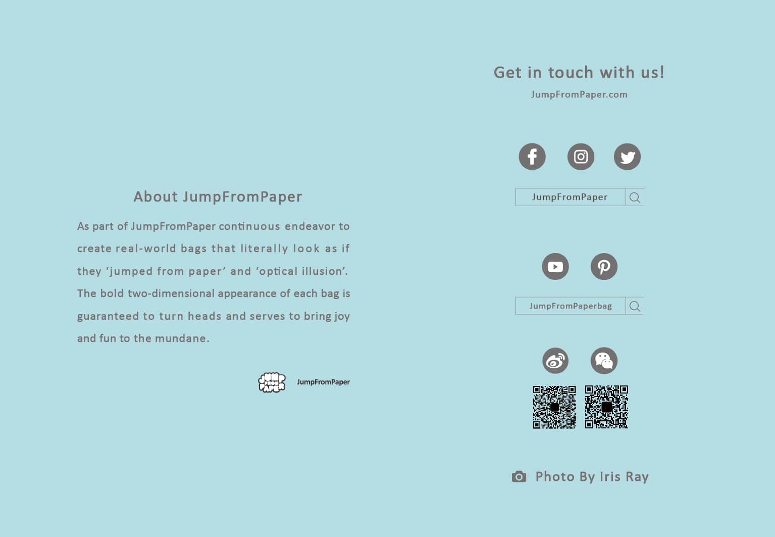 JumpFromPaper Cartoon Bag X-RAY Collection