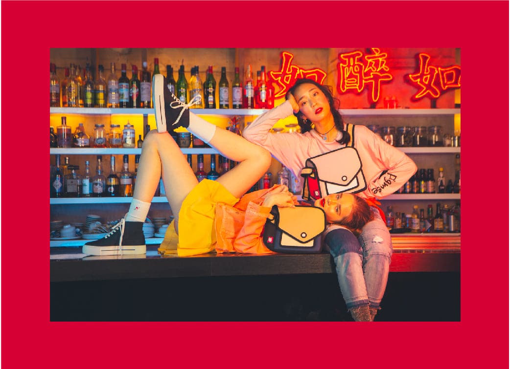 JumpFromPaper WOMAN GIRL Collection 7 JumpFromPaper Cartoon Bag WOMAN GIRL Collection