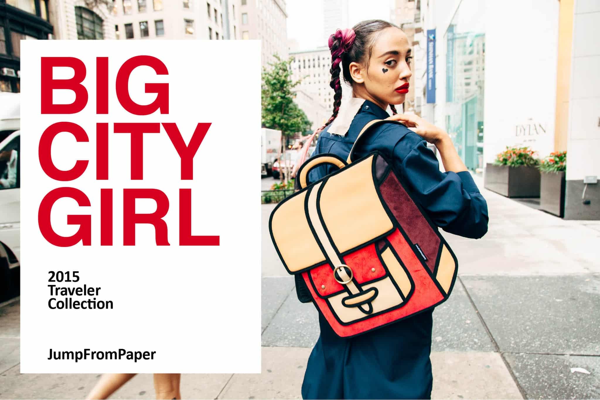 JumpFromPaper TRAVELER Collection 8 JumpFromPaper Cartoon Bag TRAVELER Collection