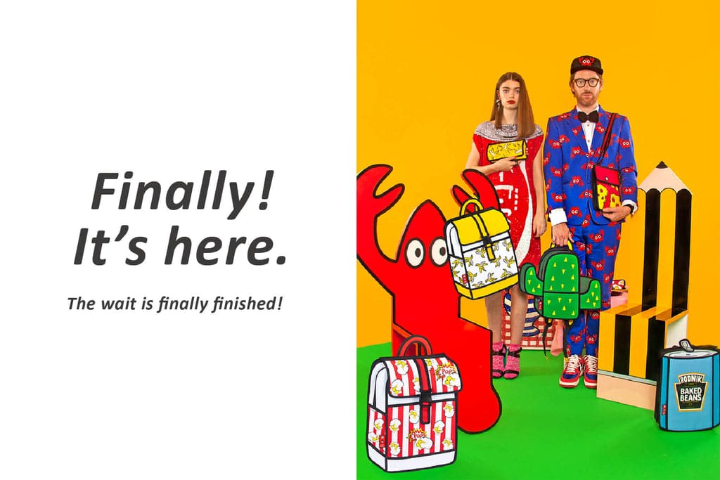 JumpFromPaper X The Rodnik Band - POP ART Collection 2 JumpFromPaper Pop Art Bag