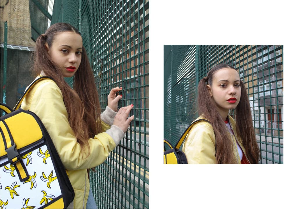 New Editorial with Gallery Girl Lizzy & Photographer Donika 2 JumpFromPaper Pop Art Bag