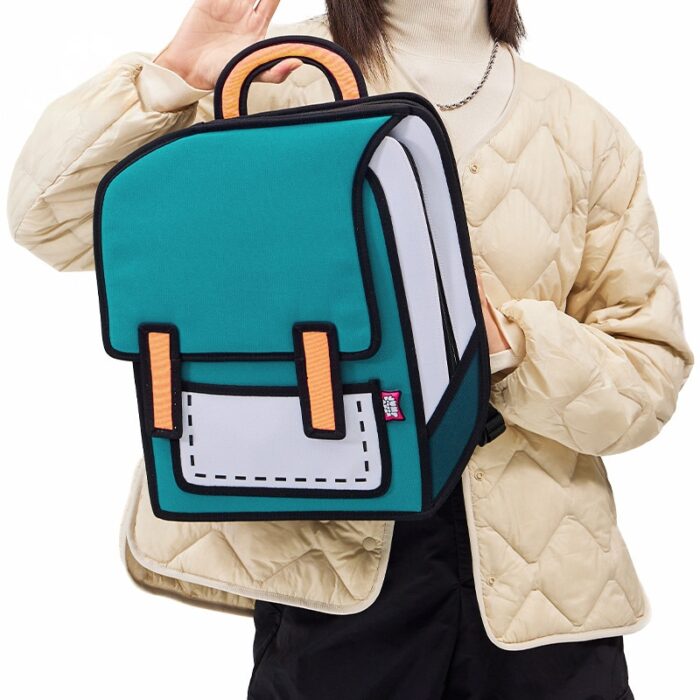 Spaceman-Cartoon-Backpack-classic-matcha-green-2