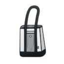 Jumpfrompaper 2D Cartoon Stripe Tote-black (2)