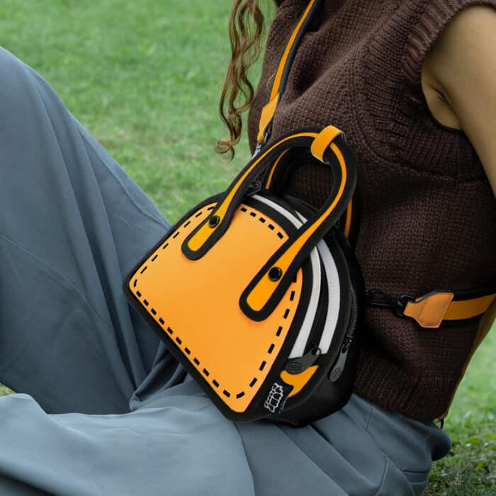 Carly 2D Cartoon Crossbody-orange (2)
